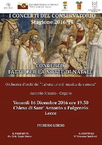 Concerto fatto per la Notte di Natale