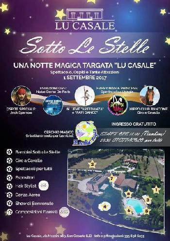 Lu Casale sotto le stelle