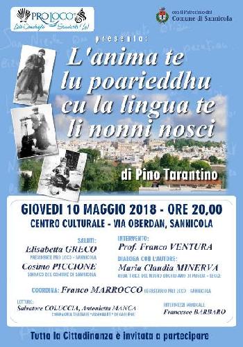 L'anima te lu poarieddhu cu la lingua te li nonni nosci