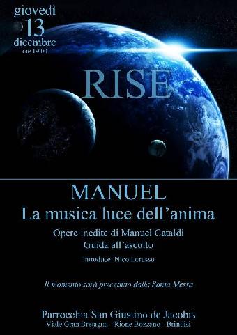 Manuel, la musica luce dell’anima
