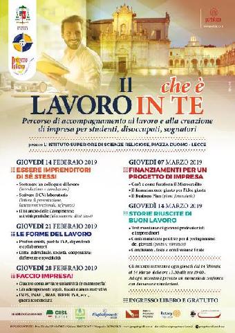 Il lavoro che è in te